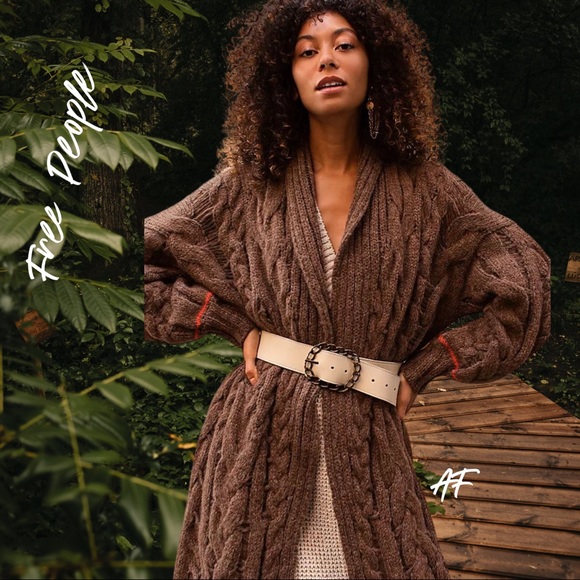 FREE PEOPLE WILDEST HEART CARDIGAN Sz L - Picture 4 of 12